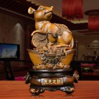 美帮汇老鼠摆件生肖属相物创意家居装饰工艺品2026新年纪念