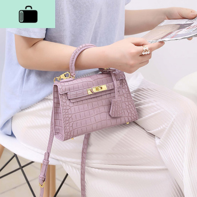斜挎包凯莉包二代Mini2020流行手提紫色包单肩包新夏百搭女包小包NEW LAKE女斜挎包