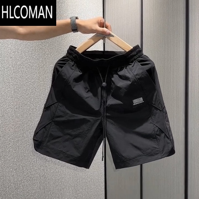 HLCOMAN速干日系短裤男士夏季薄款潮牌时尚裤子凉感外穿五分休闲沙滩裤男