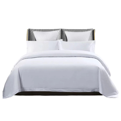 若叶之季LR-BAT09 290*250cm 双氧特漂白贡缎/棉纱 被套 白色 (适用1.8米床)