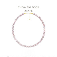 周大福18K金珍珠项链送女友送妈妈 [多款可选] T82891-T82892