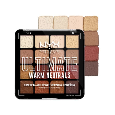 NYX眼影盘16色大地色 全新升级粉质细腻防水防汗珠光哑光暖色逆色通勤百搭经典色系 [新手必入]16色大地眼影盘