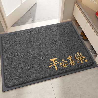 2024新款进门口地垫入户门脚垫丝圈防滑垫子室外蹭土门垫玄关地毯