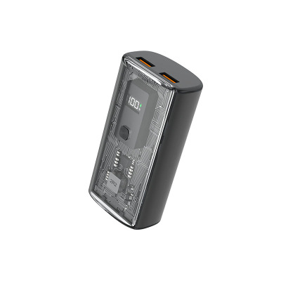 ibattz朋克金刚侠透明充电宝大容量超级快充10000毫安赛博朋克便携小巧迷你户外移动电源机甲快充充电宝