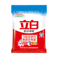 立白 超洁清新无磷洗衣粉大袋3.5kg家庭装 低泡易漂遇水不烫手