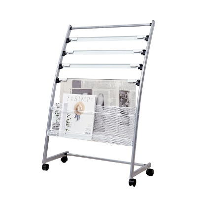 翌嘉YJ4122835 报纸架简易置物办公室报刊架 630*300*960