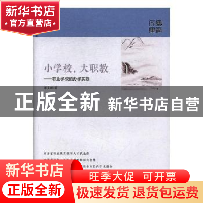 正版 小学校,大职教:职业学校的办学实践 邓立新 江苏凤凰教育
