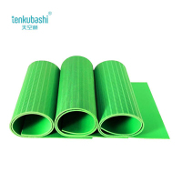 天空桥 高压绝缘垫 绿色条纹 10kv 5mm*1米*10米 卷