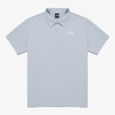 北面(The North Face)男款短袖polo衫休闲舒适百搭户外运动春夏服装
