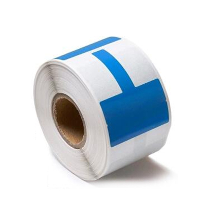 中电鼎润 Blue3825 38mm*25mm-40mm 标签胶贴 1.00 盒/卷 (计价单位:卷) 蓝色