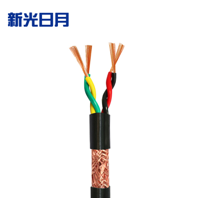 新光日月聚氯乙烯绝缘绞型屏蔽电线ZC-RVVSP 4×1.5mm²/米