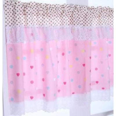 美帮汇小窗帘短窗免打孔小窗户卧室遮光布帘柜帘卫生间飘窗厨房简易半帘