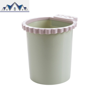 创意卫生间压圈分类垃圾桶厨房无盖垃圾篓家用客厅卧室塑料小纸篓 三维工匠