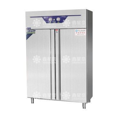 鑫星奈 XXN40614163 餐盘消毒柜对开玻璃门高温热风循环消毒柜1400L无指纹双门