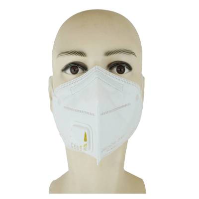 新动力火车 耳戴式带阀折叠口罩 白色KN95 单位:只