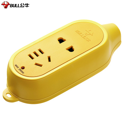 公牛(BULL)GN-C3D 新国标2插位16A工程摔不烂 无线 需自行配线