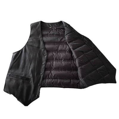 防寒羊皮背心 165-195cm