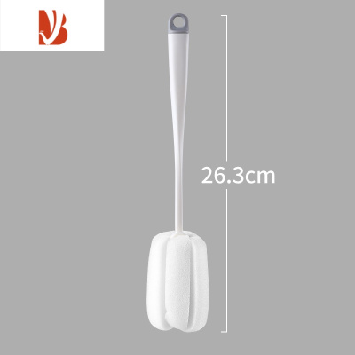 三维工匠杯刷杯子器奶瓶刷洗杯子刷子长柄家用洗杯子涮子海绵刷茶渍茶垢