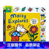 [正版]英文原版 Maisy Explores: A First Words Book 小鼠波波系列 低幼儿童英语启蒙认