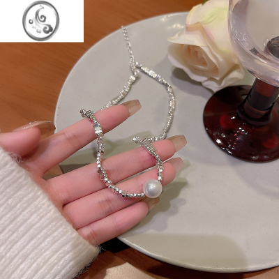 JiMi“碎银几两”高级珍珠项链女ins潮轻奢小众毛衣链气质秋冬季配饰