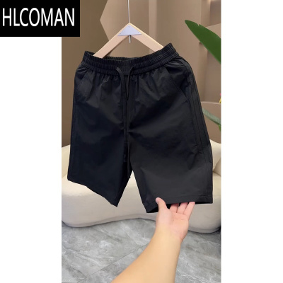 HLCOMAN休闲短裤男士夏季薄款速干透气条纹设计高端运动五分沙滩裤男外穿