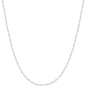 925纯银米珠细款项链女锁骨链简约单链颈链小众冷淡风配饰送女朋友老婆情人节七夕生日礼物 项链一条