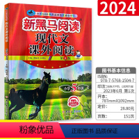 小学五年级 [正版]2024新黑马阅读五年级 语文同步阅读理解训练题 小学阅读理解专项训练书练习册5年级上下册课外新黑色