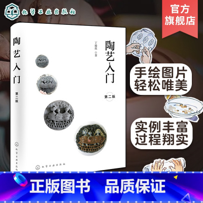 [正版]陶艺入门 陶艺手作入门教程 陶艺制作方法步骤解析 手工陶瓷烧制 彩绘插图轻松易学 休闲手工艺书籍 日常解压休闲