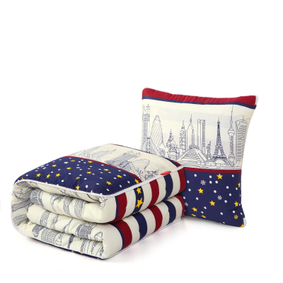 安琪尔抱枕被子靠垫被环球之星140*180cm条