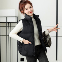 短款羽绒棉马甲新款时尚宽松立领冬百搭宽松外套坎肩背心洋气