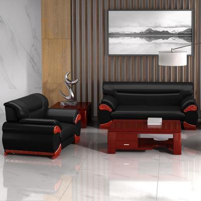 森美人办公沙发茶几组合商务接待沙发现代简约会客三人位办公室沙发1812