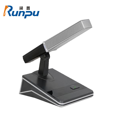 润普Runpu国产化专业有线电容会议麦克风桌面方杆鹅颈麦工程会议演讲指挥话筒双芯卡农方管麦克风RP-WX920A-1