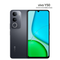 vivo Y50 钻黑 6GB+128GB 天玑6300 高清影像 6000mAh电池 44W充电 5G手机