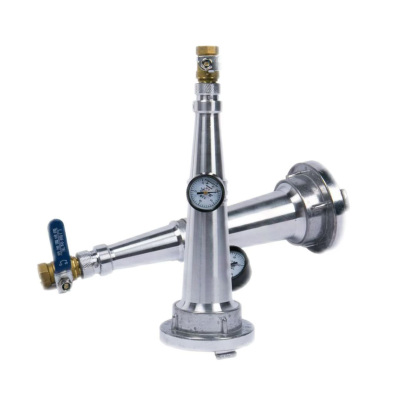 中锦科技 测压水枪 DN65加厚三节测压枪4CM表盘4分阀门 个