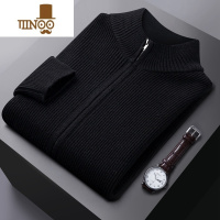 YANXU男士开衫毛衣新款立领潮流针织衫线衣青年百搭男装外套上衣服