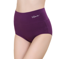 女士棉内裤盒装高腰三角裤新款性感收腹透气大码短裤 女