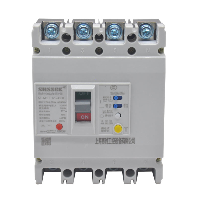 赛时工控(SHSSGK) SKSM8LE-125/4300 4P 125A 塑料外壳式漏电断路器 (单位:只) 浅灰