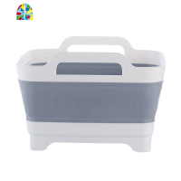 多功能可折叠洗菜篮厨房家用水洗水果蔬菜收纳筐洗菜盆 FENGHOU 升级款(可切菜)