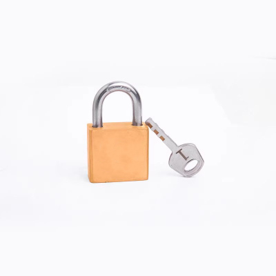 中犀ZX-73 30mm 铜叶片锁 (计价单位:个) 黄色