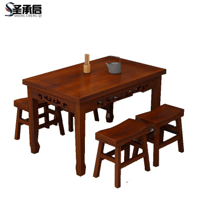 圣承启餐厅餐桌1.4米套
