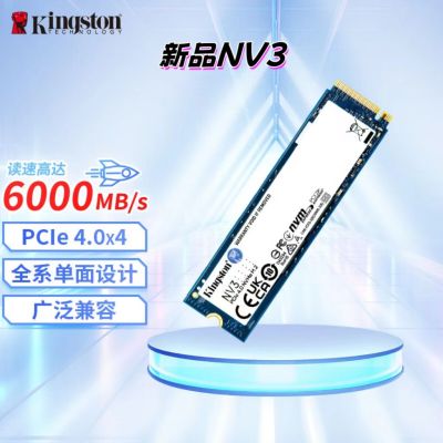 金士顿(Kingston)1TB SSD固态硬盘 M.2(NVMe PCIe 4.0×4) NV3系列 读速6000MB/s 适配《黑神话:悟空》游戏