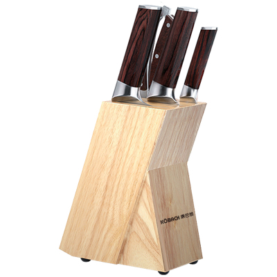 康巴赫彩木套刀组合套装家用厨师刀料理刀水果刀剪刀彩木套刀KDT5A