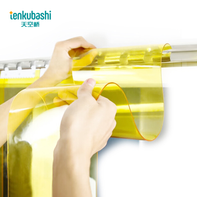 天空桥 软门帘 透明橘色 1.5mm 平方