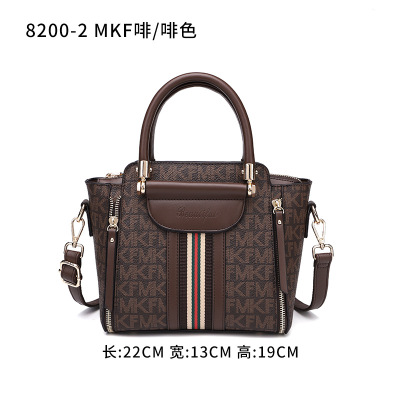 MKJK欧美时尚包包女包2023新款百搭手提印花复古单肩斜挎翅膀包小方包