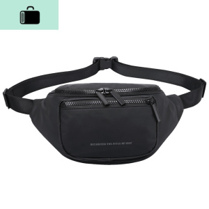 随身小腰包男小型 轻便 潮牌多功能包斜挎防水休闲便携男士胸包潮NEW LAKE腰包男