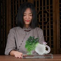 家柏饰(CORATED)玉白菜摆件酒柜办公室玄关客厅家居装饰房间布置摆设工艺品