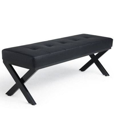 芙瑞塔沙发凳黑色120*40*42cm个