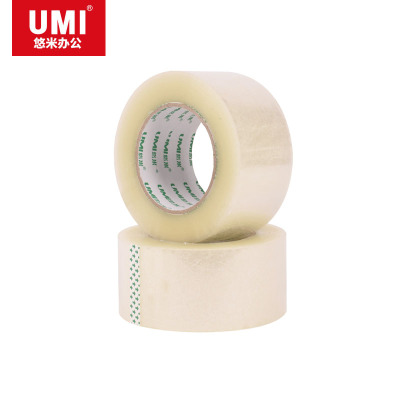 悠米 B05101C 封箱胶带(普透不去气泡)45mm*60m*50um 5卷/筒 单筒装