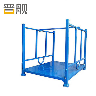 晋舰仓库插管堆垛架巧固架堆叠冷库货架高架码垛架布料架折叠款底板拉杆1200*1500*1250mm