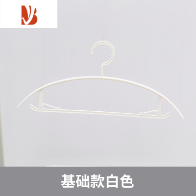 三维工匠防滑衣架塑料加厚学生宿舍家用卧室衣柜撑子挂钩凉晾衣服挂架